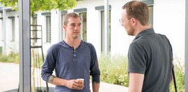  HDBW Study Center Bamberg - Student life: Get-together in a lecture break