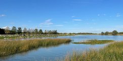 Riemerpark Bugga - View of the Bathing Lake