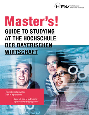 Masterprogrammes - Studyguide HDBW - Titlepage