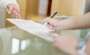 Application Process Study Place Application Process Study Place - Symbolic image Signature of study contrac