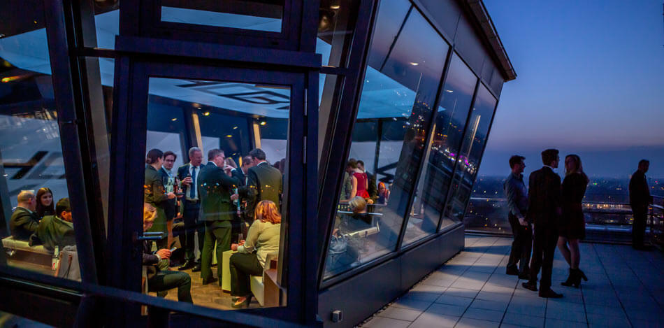 HDBW Graduation Ceremony 2019 HDBW Graduation Ceremony 2019 - View over Munich from Brainlab Tower