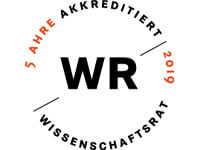 HDBW Akkreditierung HDBW Akkreditierung - Logo Wissenschaftsrat 5 Jahre